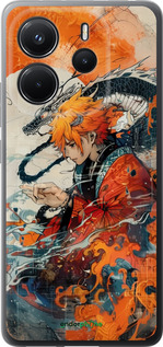 Силиконовый чехол Зеницу Агацума для Xiaomi Redmi Note 14 4G - 6114u-3903 изображение 