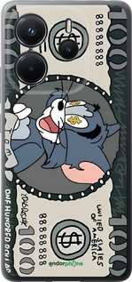 Силиконовый чехол Том и джерри для Xiaomi Redmi Note 14 4G - 6291u-3903 изображение 