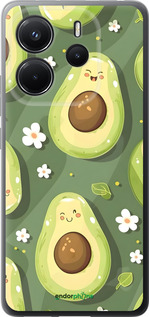 Силиконовый чехол Авокадо для Xiaomi Redmi Note 14 4G - 6380u-3903 изображение 
