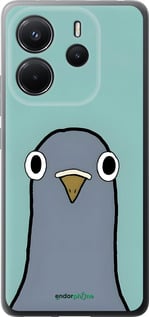 Силиконовый чехол Голубь для Xiaomi Redmi Note 14 4G - 6388u-3903 изображение 