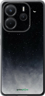 Силиконовый чехол Сині хмари, Синій місяць для Xiaomi Redmi Note 14 4G - 6396u-3903 изображение 