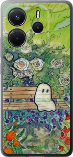 Силиконовый чехол Грустное привидение для Xiaomi Redmi Note 14 4G - 6403u-3903 изображение 