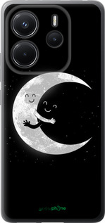 Силиконовый чехол Лунные объятия для Xiaomi Redmi Note 14 4G - 6508u-3903 изображение 