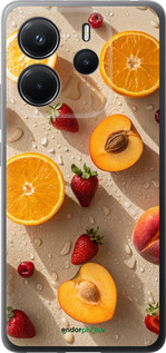 Силіконовий чехол Фрукти 3 для Xiaomi Redmi Note 14 4G - 6703u-3903 изображение 
