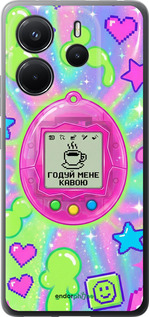 Силіконовий чехол Y2K Aesthetic Retro Pet: Годуй мене кавою для Xiaomi Redmi Note 14 4G - 6784u-3903 изображение 