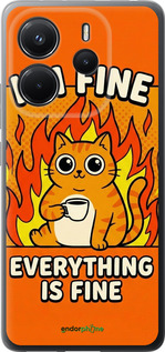 Силіконовий чехол Funny Cat для Xiaomi Redmi Note 14 4G - 6786u-3903 изображение 