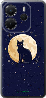 Силіконовий чехол Cute Cat Celestial/Witchy для Xiaomi Redmi Note 14 4G - 6787u-3903 изображение 
