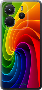 Силіконовий чехол Райдужний вихор для Xiaomi Redmi Note 14 4G - 747u-3903 изображение 