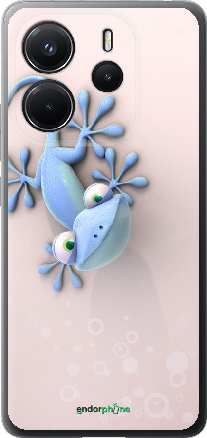 Силиконовый чехол Геккончик для Xiaomi Redmi Note 14 4G - 1094u-3903 изображение 