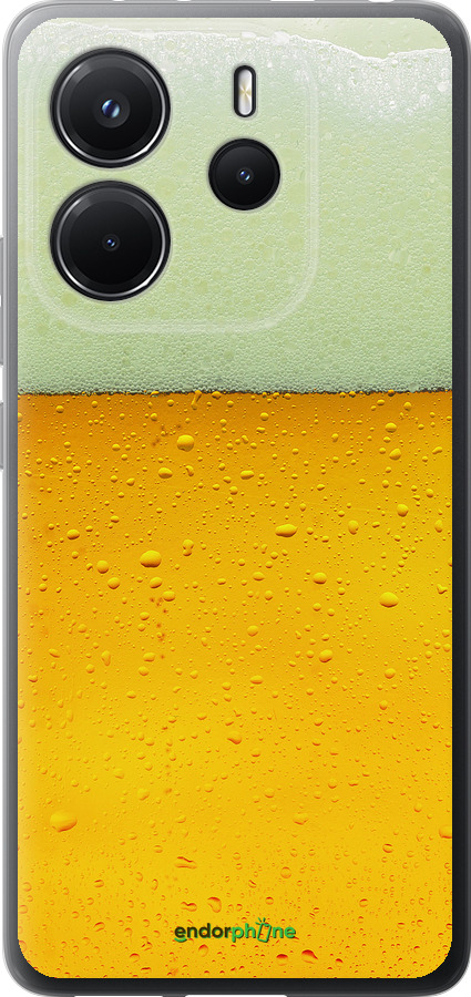 Силиконовый чехол Пиво для Xiaomi Redmi Note 14 4G - 1145u-3903 изображение 