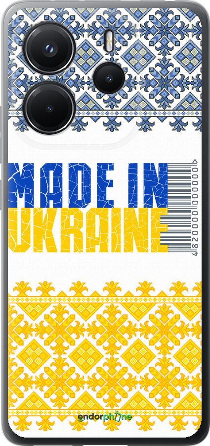 Силиконовый чехол Made in Ukraine для Xiaomi Redmi Note 14 4G - 1146u-3903 изображение 