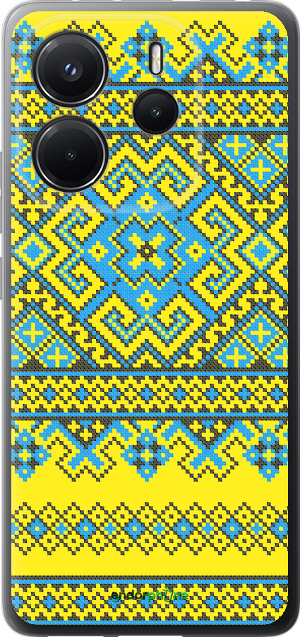 Силіконовий чехол Вишиванка 41 для Xiaomi Redmi Note 14 4G - 1175u-3903 изображение 