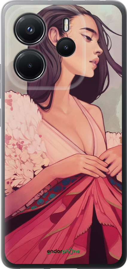 Силиконовый чехол Kelsey Beckett для Xiaomi Redmi Note 14 4G - 4034u-3903 изображение 