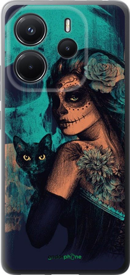 Силіконовий чехол Fantasy girl для Xiaomi Redmi Note 14 4G - 4133u-3903 изображение 