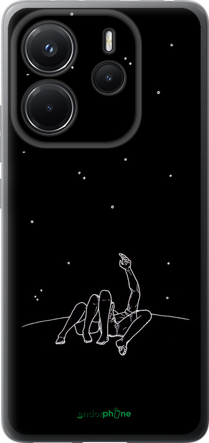 Силиконовый чехол Романтика для Xiaomi Redmi Note 14 4G - 4306u-3903 изображение 