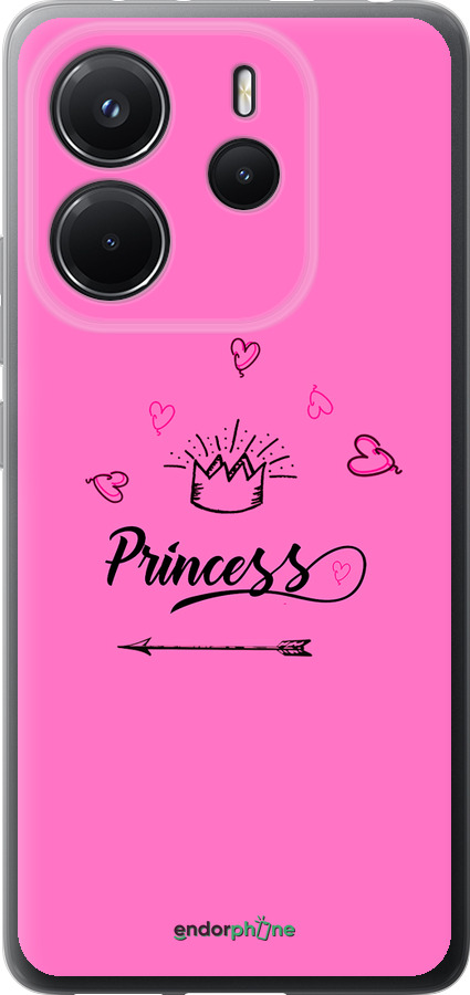 Силиконовый чехол Princess для Xiaomi Redmi Note 14 4G - 4361u-3903 изображение 