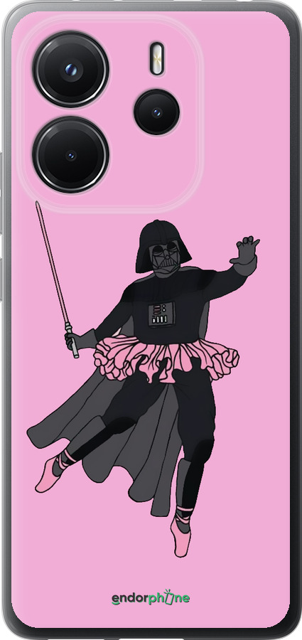 Силиконовый чехол Pink Wader для Xiaomi Redmi Note 14 4G - 4456u-3903 изображение 