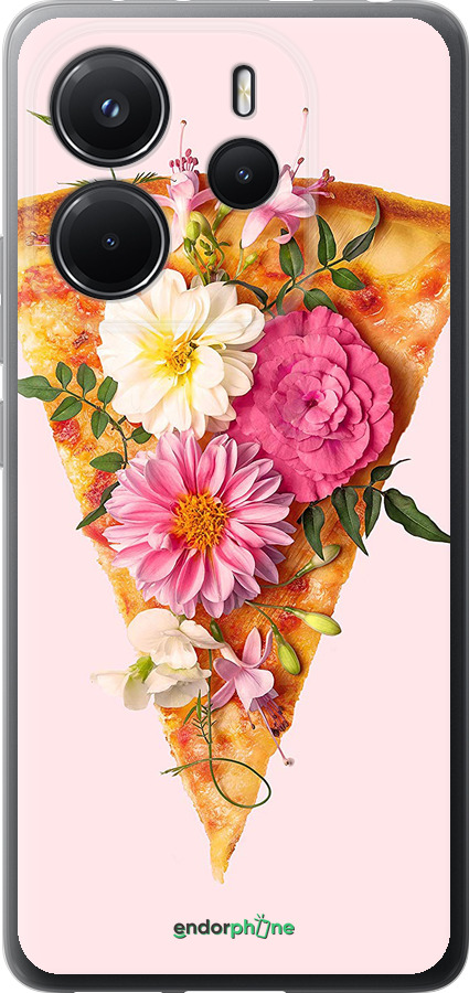 Силиконовый чехол pizza для Xiaomi Redmi Note 14 4G - 4492u-3903 изображение 
