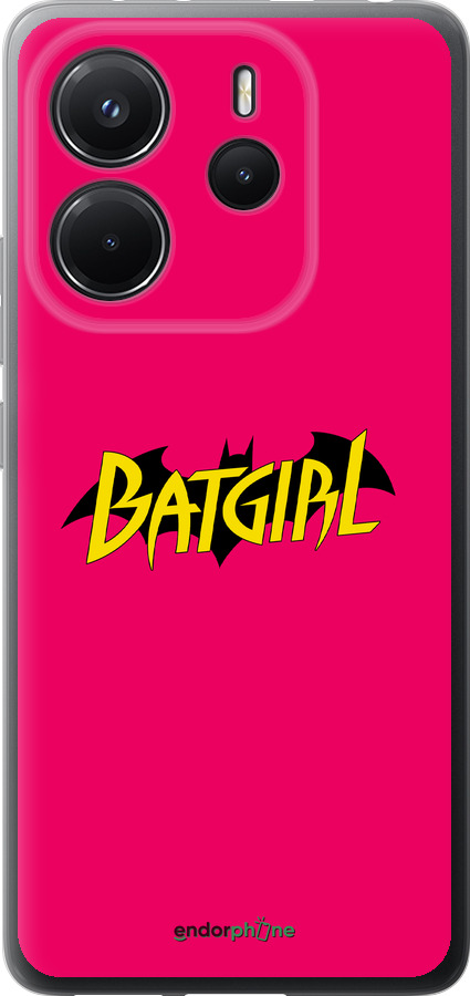 Силиконовый чехол bat girl для Xiaomi Redmi Note 14 4G - 4533u-3903 изображение 