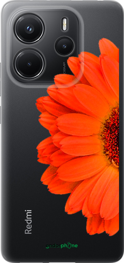 Силіконовий чехол Гербера 1 для Xiaomi Redmi Note 14 4G - 4534u-3903 изображение 