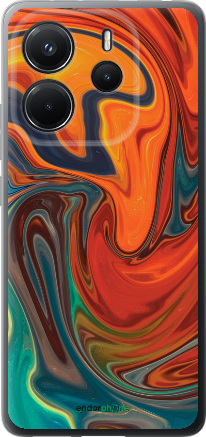 Силиконовый чехол Абстрактный фон для Xiaomi Redmi Note 14 4G - 4547u-3903 изображение 