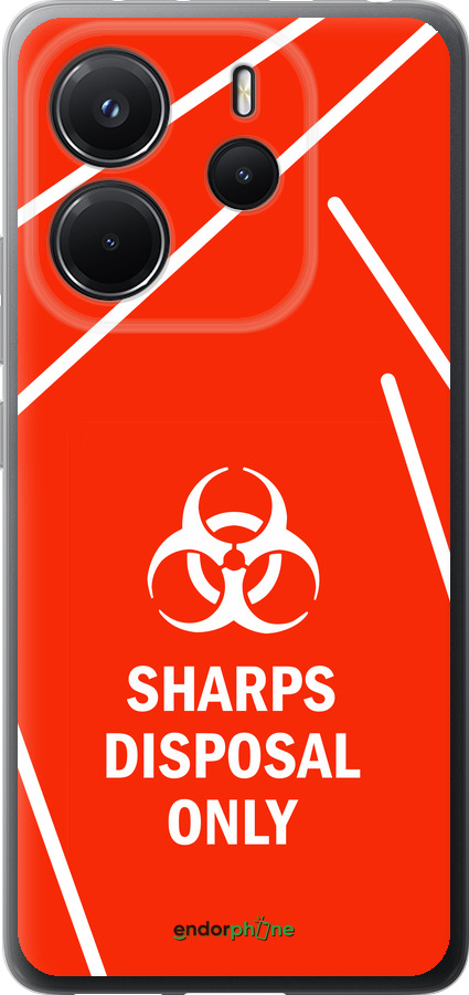 Силиконовый чехол biohazard 27 для Xiaomi Redmi Note 14 4G - 4843u-3903 изображение 