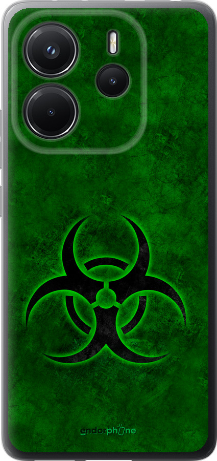 Силиконовый чехол biohazard 30 для Xiaomi Redmi Note 14 4G - 4848u-3903 изображение 