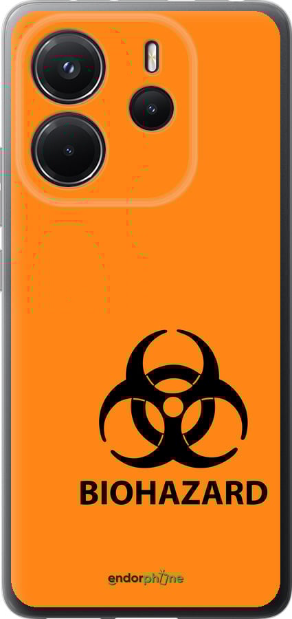 Силиконовый чехол biohazard 33 для Xiaomi Redmi Note 14 4G - 4851u-3903 изображение 