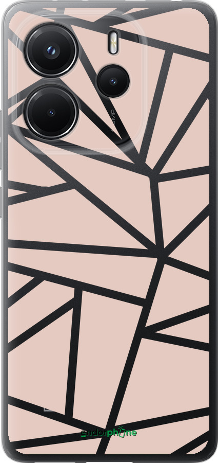 Силиконовый чехол Абстракция 2 для Xiaomi Redmi Note 14 4G - 4872u-3903 изображение 