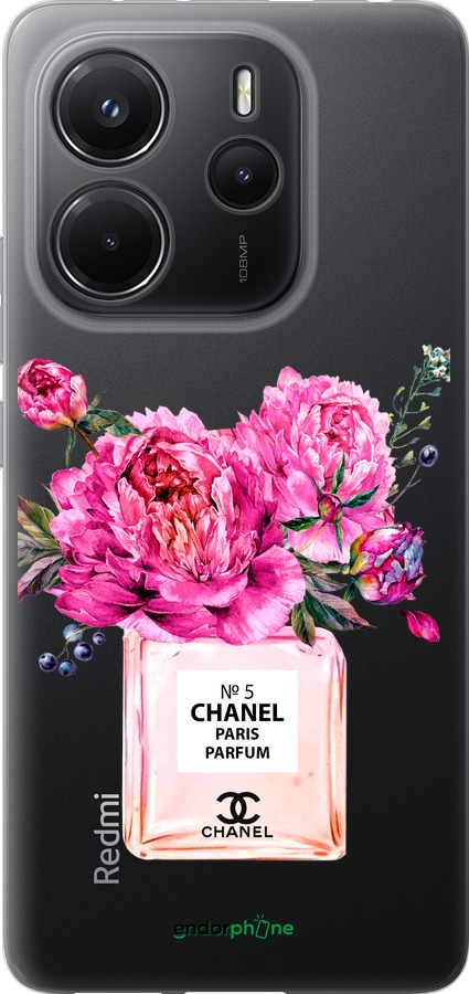 Силиконовый чехол Chanel для Xiaomi Redmi Note 14 4G - 4906u-3903 изображение 