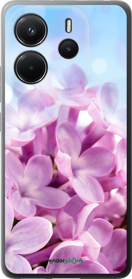 Силіконовий чехол Бузок для Xiaomi Redmi Note 14 4G - 527u-3903 изображение 
