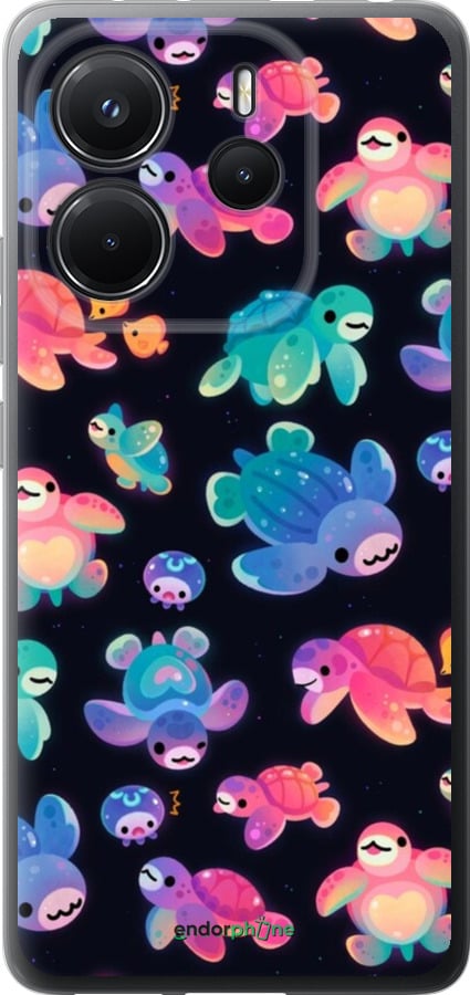 Силиконовый чехол № 5411 для Xiaomi Redmi Note 14 4G - 5411u-3903 изображение 