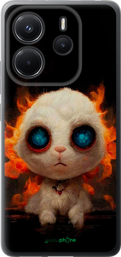 Силіконовий чехол Бавовнятко для Xiaomi Redmi Note 14 4G - 5466u-3903 изображение 