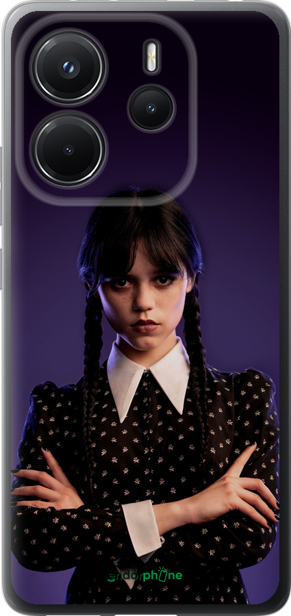 Силиконовый чехол Wednesday v3 для Xiaomi Redmi Note 14 4G - 5517u-3903 изображение 