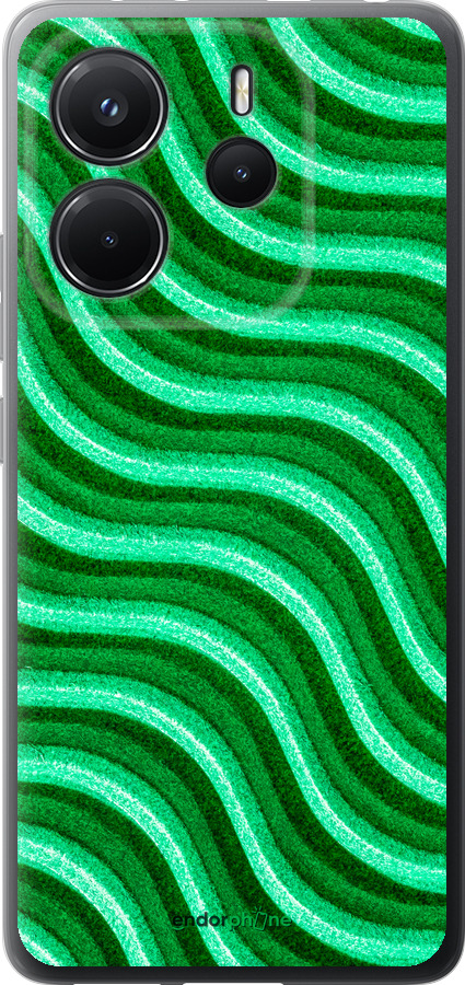 Силиконовый чехол Волнистые линии для Xiaomi Redmi Note 14 4G - 5578u-3903 изображение 
