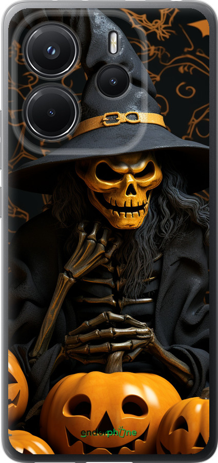 Силиконовый чехол Halloween 2 для Xiaomi Redmi Note 14 4G - 5654u-3903 изображение 