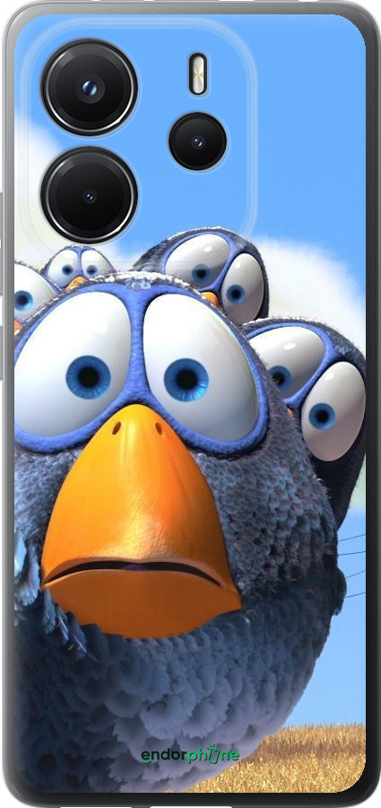 Силиконовый чехол Angry Birds для Xiaomi Redmi Note 14 4G - 6008u-3903 изображение 