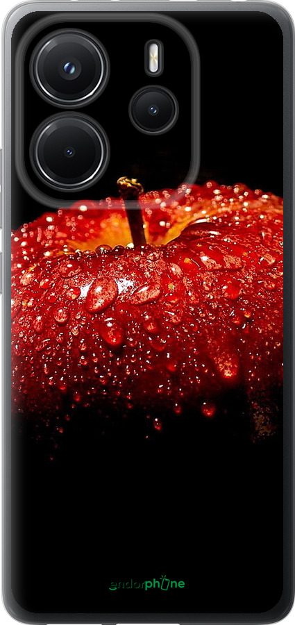 Силиконовый чехол Яблоко для Xiaomi Redmi Note 14 4G - 6022u-3903 изображение 