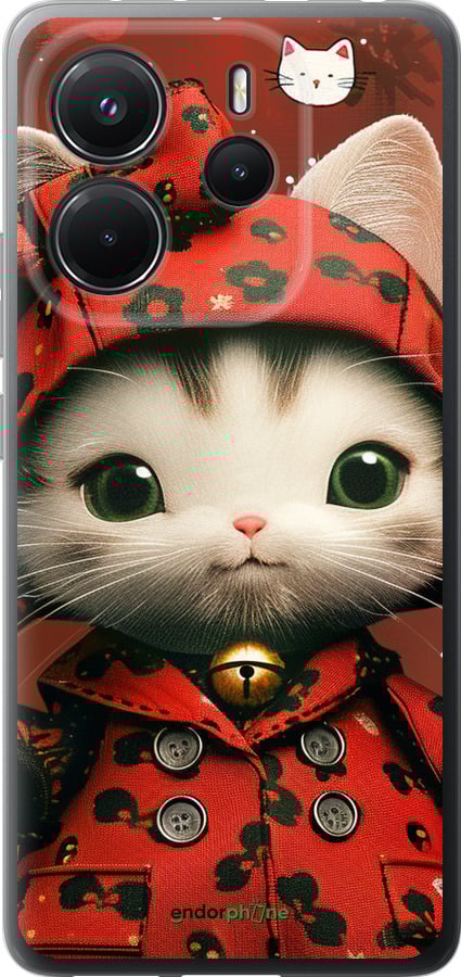 Силиконовый чехол Sweet Hello Kitty для Xiaomi Redmi Note 14 4G - 6035u-3903 изображение 
