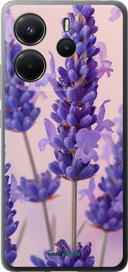 Силиконовый чехол Лаванда для Xiaomi Redmi Note 14 4G - 6037u-3903 изображение 
