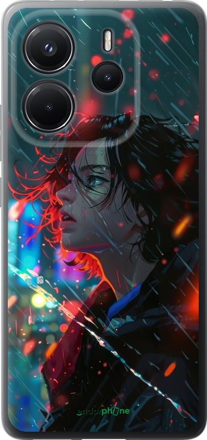 Силиконовый чехол Ночные огни для Xiaomi Redmi Note 14 4G - 6096u-3903 изображение 