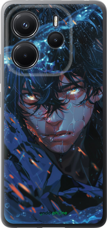 Силіконовий чехол Satoru Gojou для Xiaomi Redmi Note 14 4G - 6128u-3903 изображение 