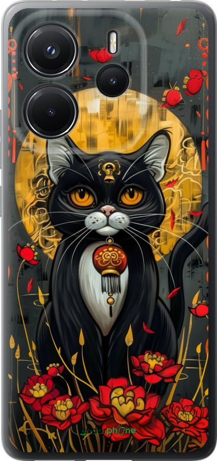 Силиконовый чехол China Cat для Xiaomi Redmi Note 14 4G - 6134u-3903 изображение 