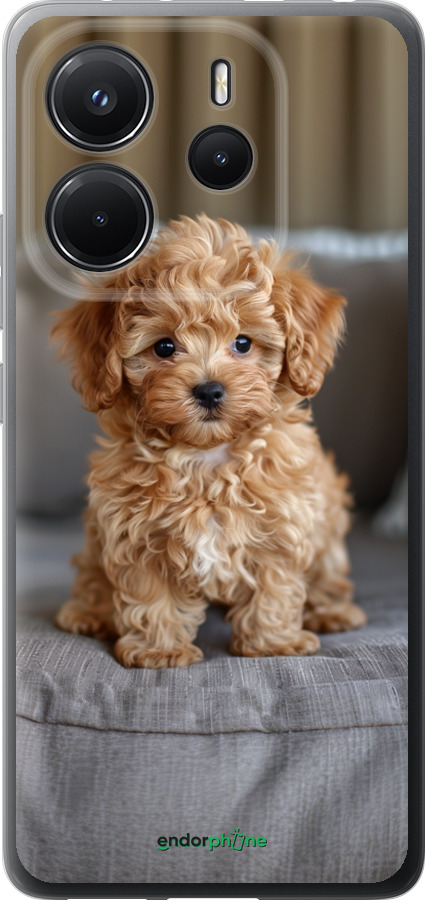 Силиконовый чехол Mini-maltipoo для Xiaomi Redmi Note 14 4G - 6158u-3903 изображение 