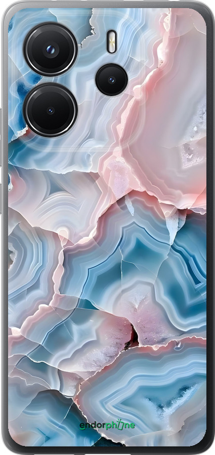 Силиконовый чехол Мрамор для Xiaomi Redmi Note 14 4G - 6306u-3903 изображение 