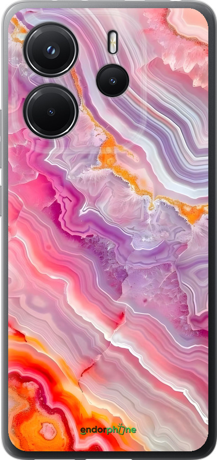 Силіконовий чехол Мрамор 2 для Xiaomi Redmi Note 14 4G - 6307u-3903 изображение 