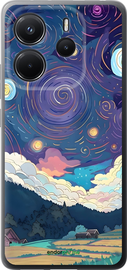 Силіконовий чехол Креативний арт для Xiaomi Redmi Note 14 4G - 6322u-3903 изображение 