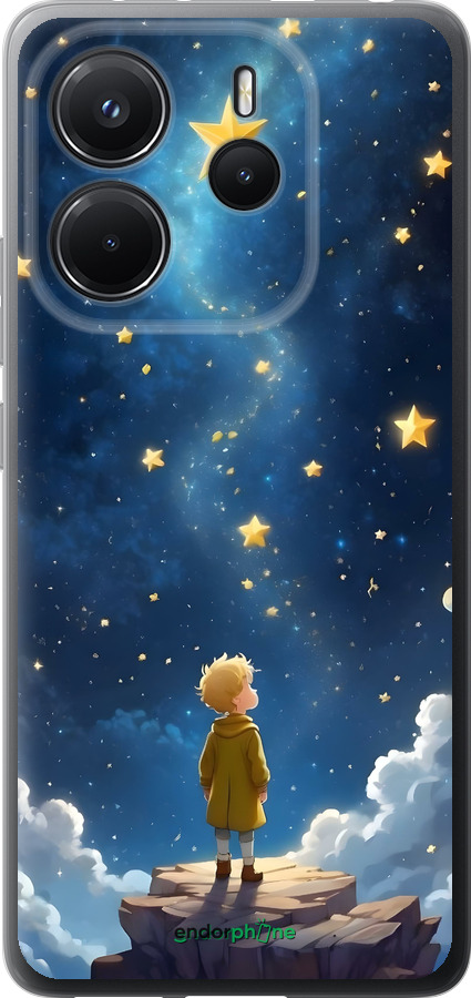 Силіконовий чехол Маленький принц для Xiaomi Redmi Note 14 4G - 6326u-3903 изображение 