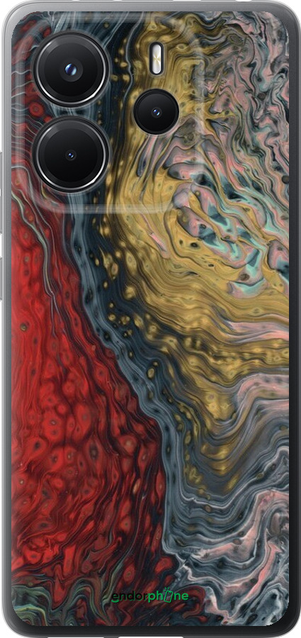 Силиконовый чехол С изображением абстрактной живописи для Xiaomi Redmi Note 14 4G - 6530u-3903 изображение 