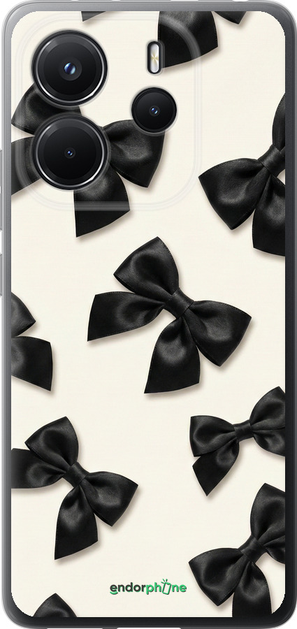 Силиконовый чехол Dark Coquette для Xiaomi Redmi Note 14 4G - 6765u-3903 изображение 